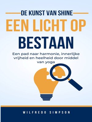 cover image of de kunst van Shine een licht op Bestaan